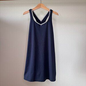 All In Motion Girls Contrast Trim Active Dress Navy Size 8 M | NWOT